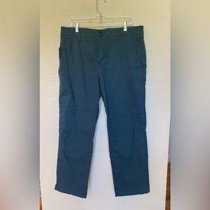 Lee X-Treme Comfort Stretch Flat Front Straight Fit Pants - 36x30 in Blue